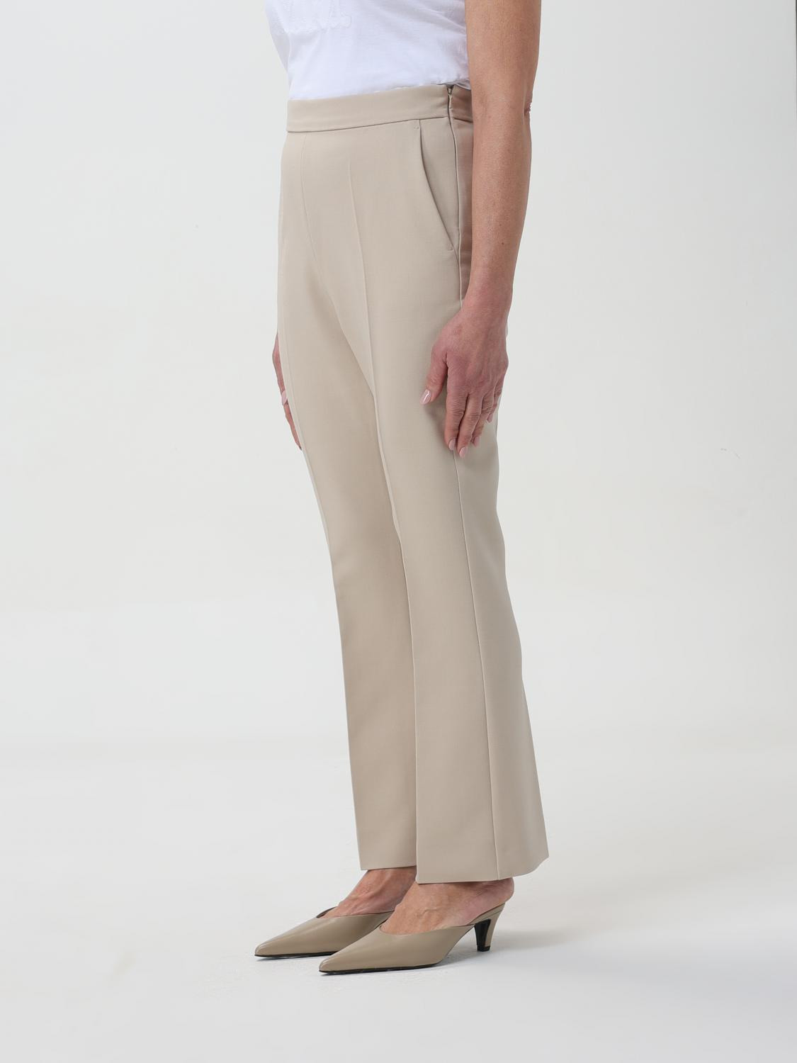 Max Mara Pants Woman Beige - 4