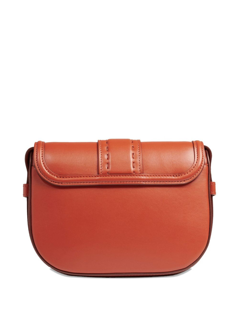 LANCEL Sienna leather flap satchel outlook