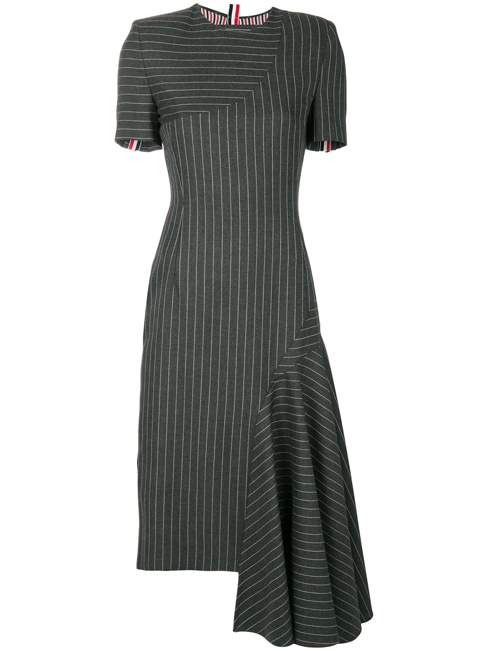 Chalk Stripe Pencil Dress - 1