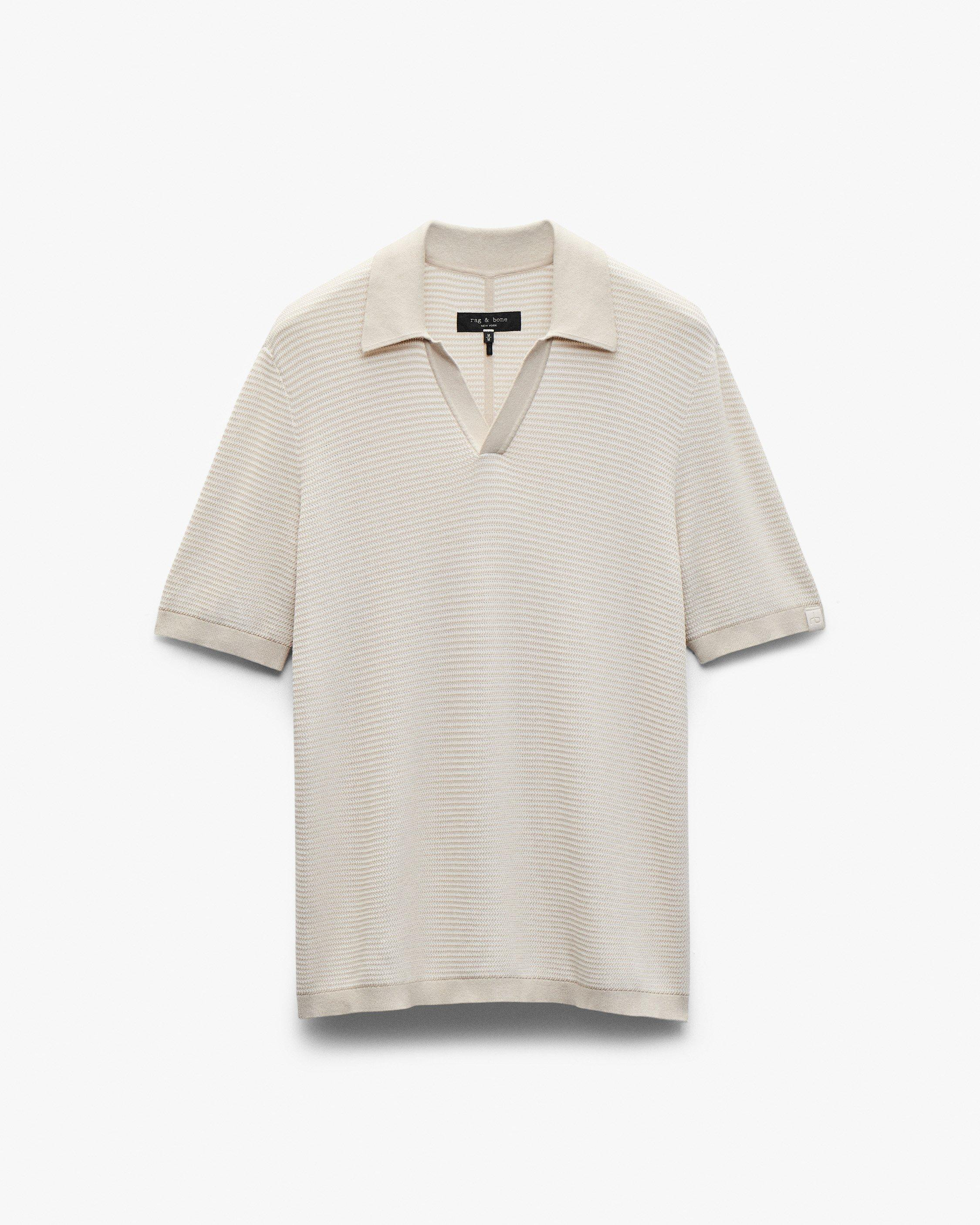 Harvey Knit Johnny Collar Polo - 2