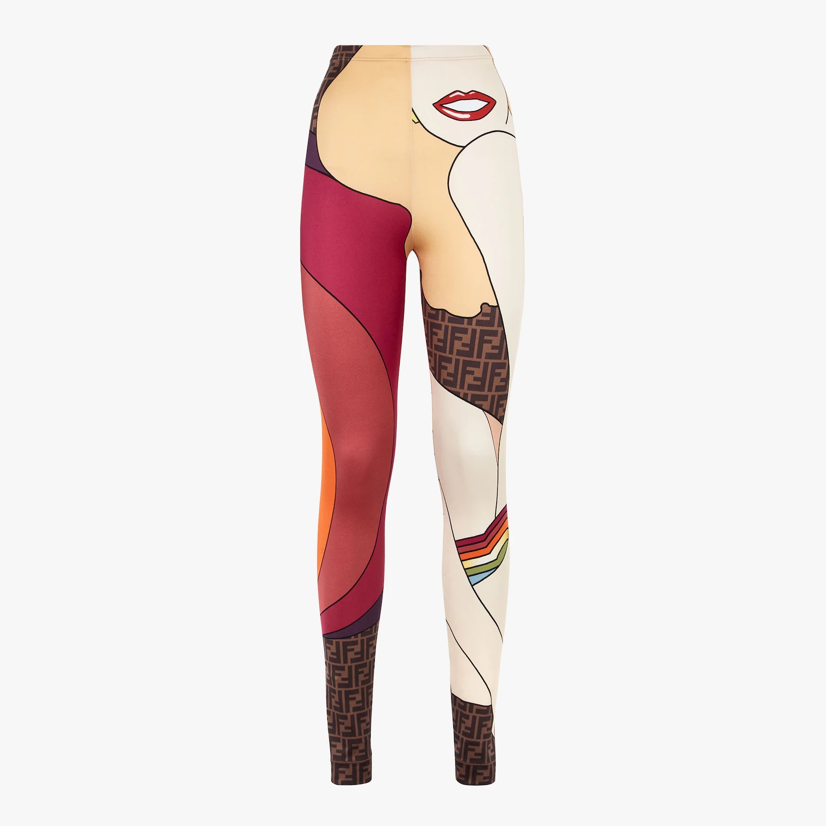 Multicolor Lycra® leggings - 1