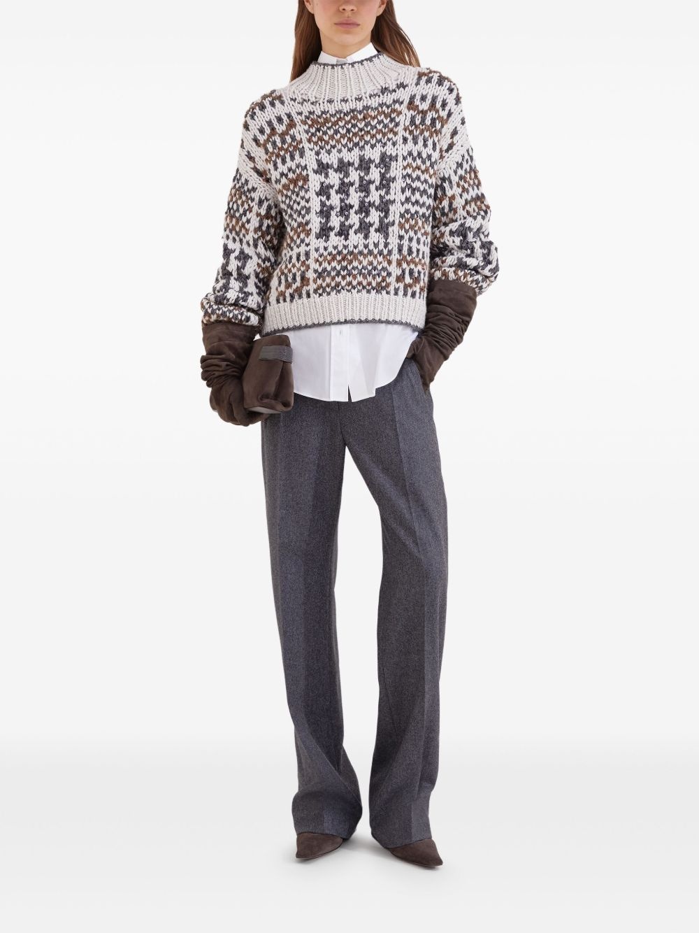 tailored wool trousers - 2