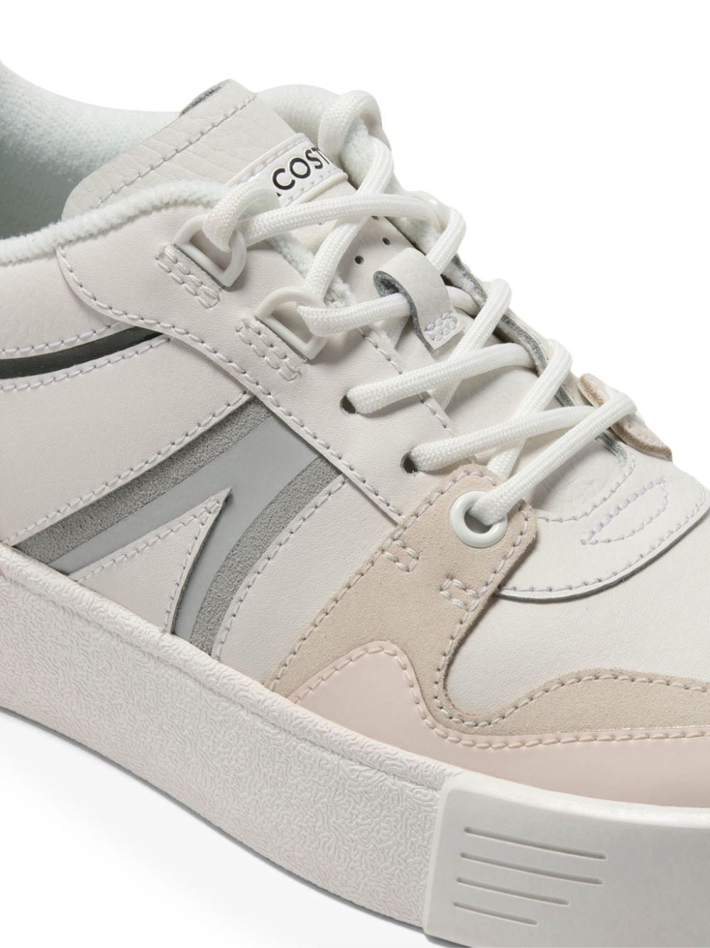 L002 leather and mesh sneakers - 6