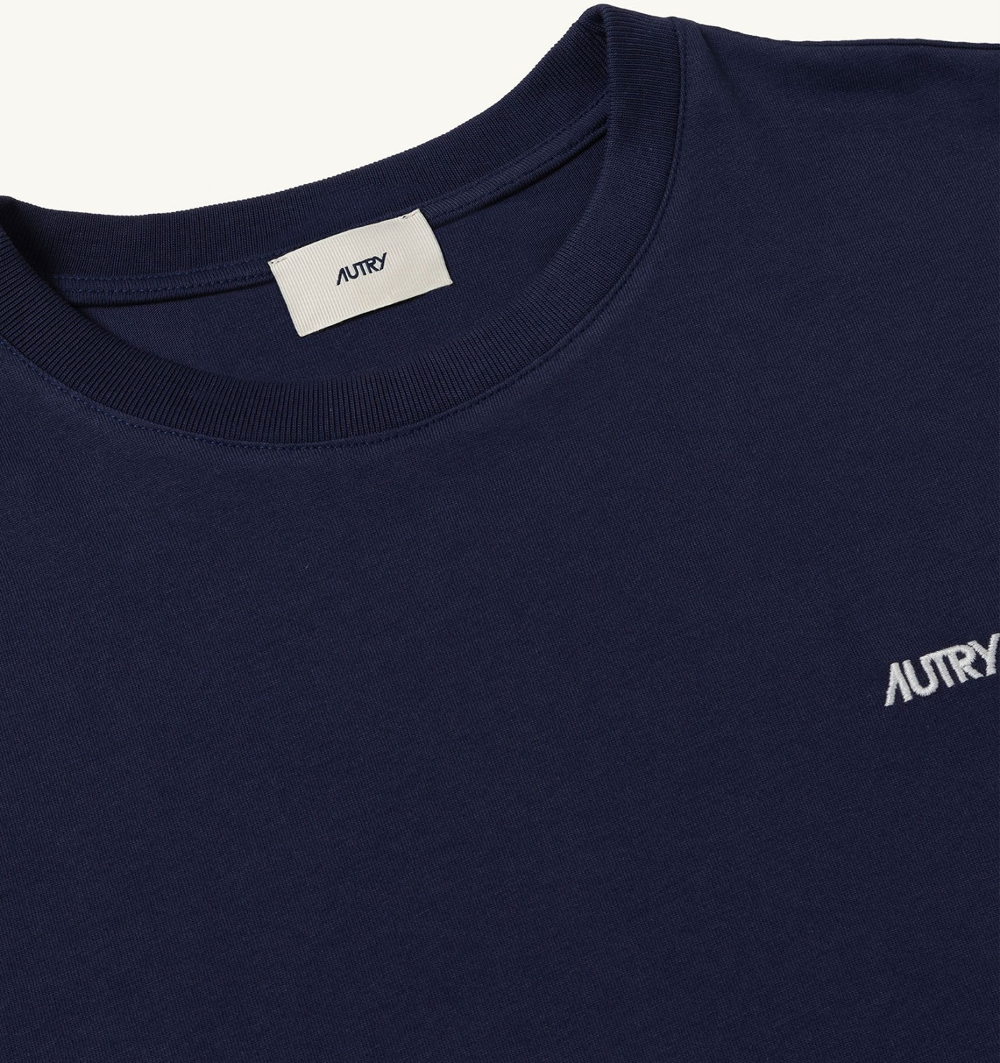 UNISEX LONG-SLEEVE EMBROIDERED AUTRY LOGO TEE - 5