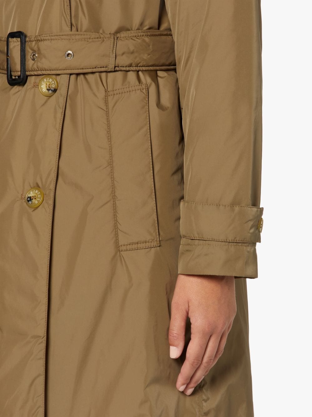 TYRIE BEIGE NYLON THINDOWN TRENCH COAT | LM-1097TD - 6