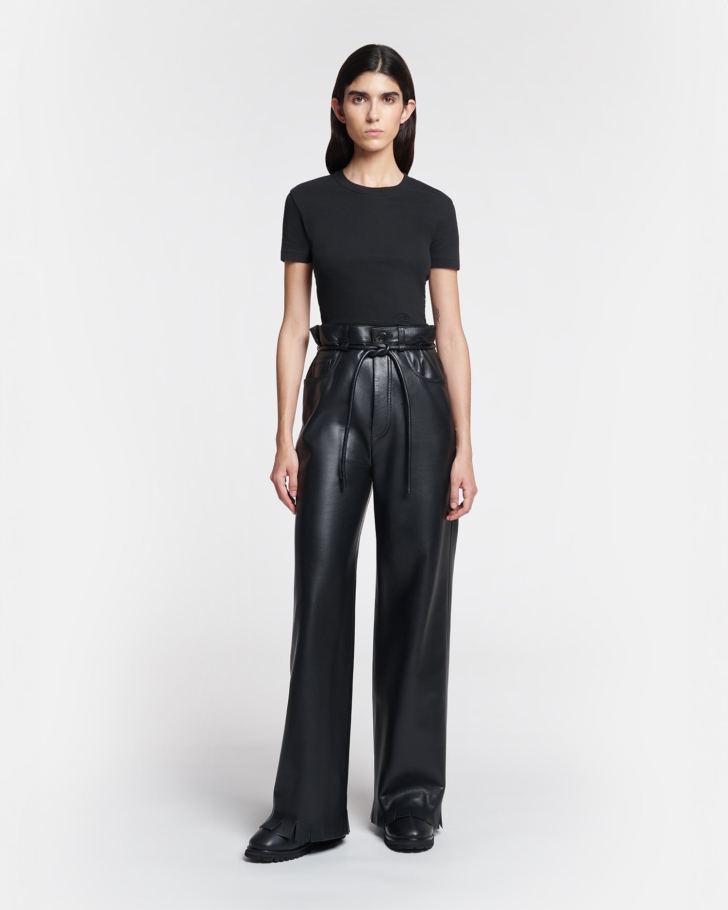 Cropped Ribbed Cotton-Jersey T-Shirt - 2