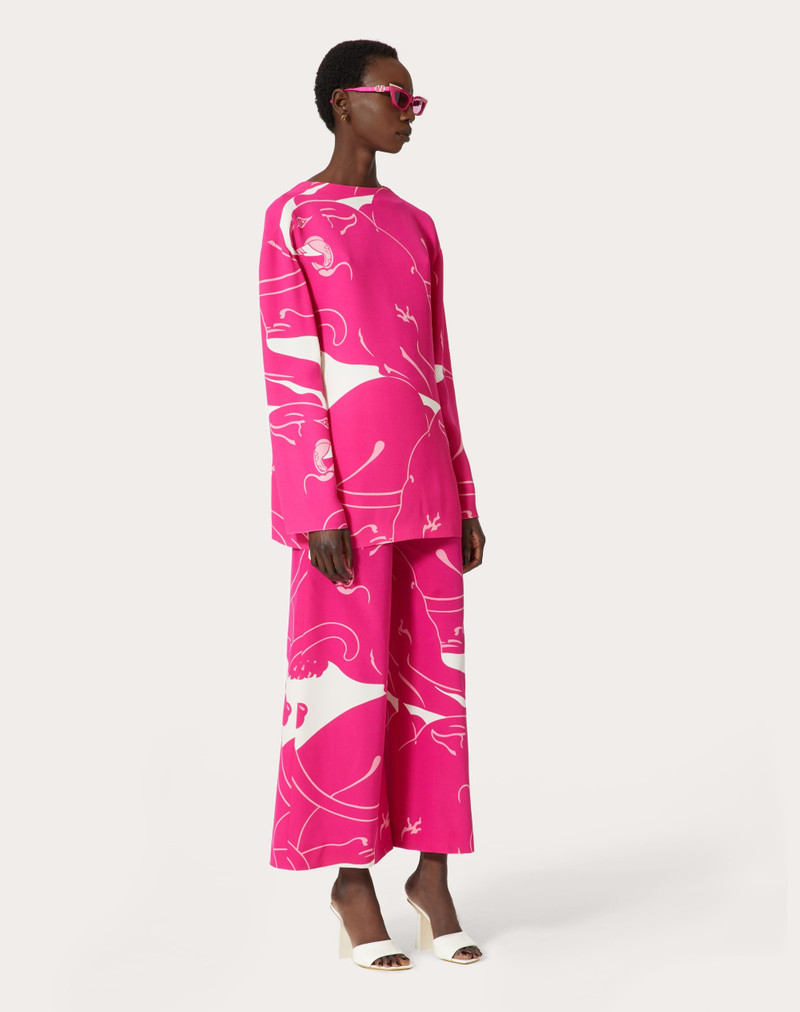 Valentino CADY PANTHER TROUSERS outlook