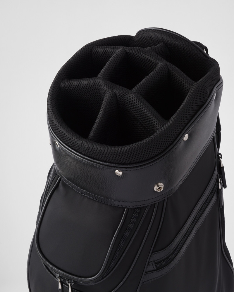Re-Nylon and Saffiano golf bag 4