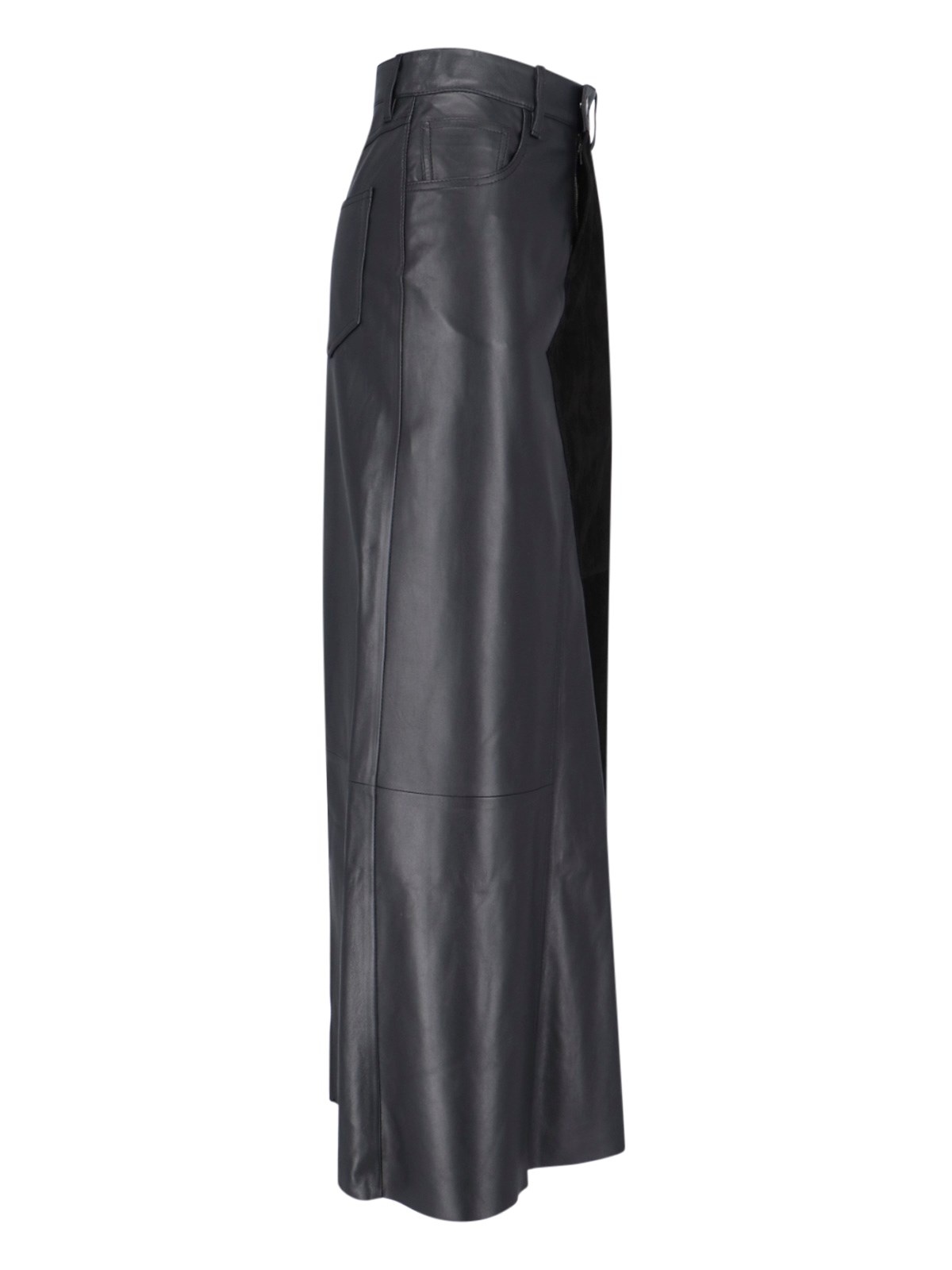 MAXI LEATHER SKIRT - 3