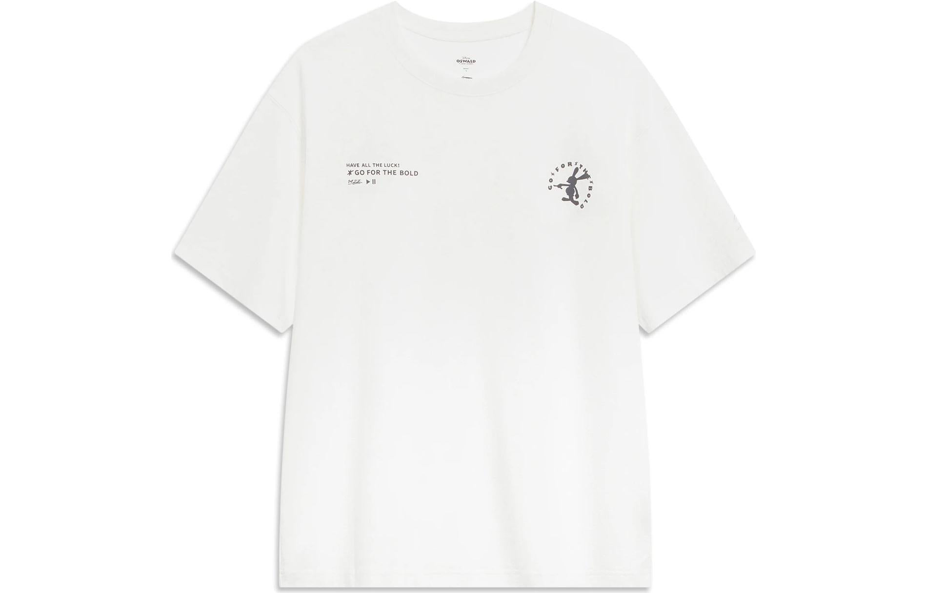 Li-Ning x Disney Oswald Graphic T-shirt 'White' AHST315-4 - 2