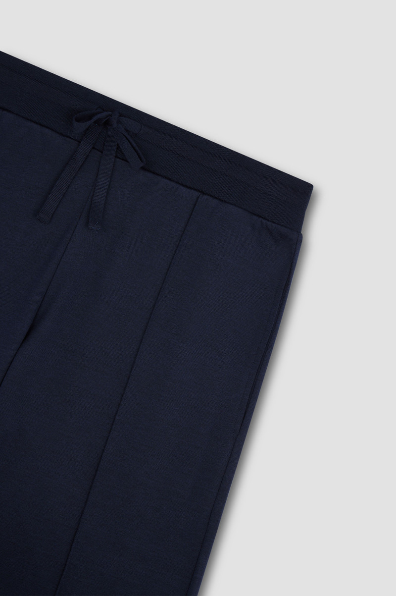 COTTON AND SILK FLEECE BERMUDA SHORTS 5