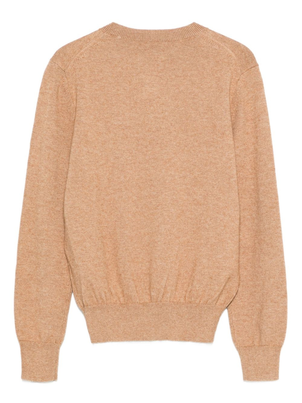 embroidered-logo cardigan - 2
