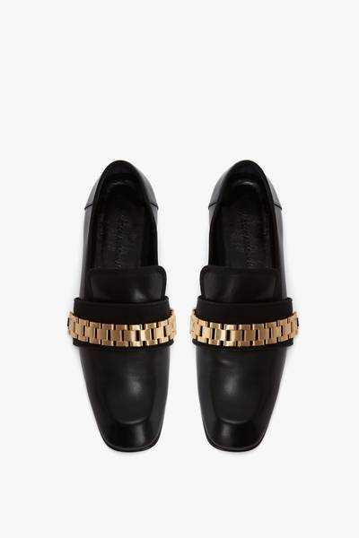 Victoria Beckham Mila Chain Loafer In Black outlook