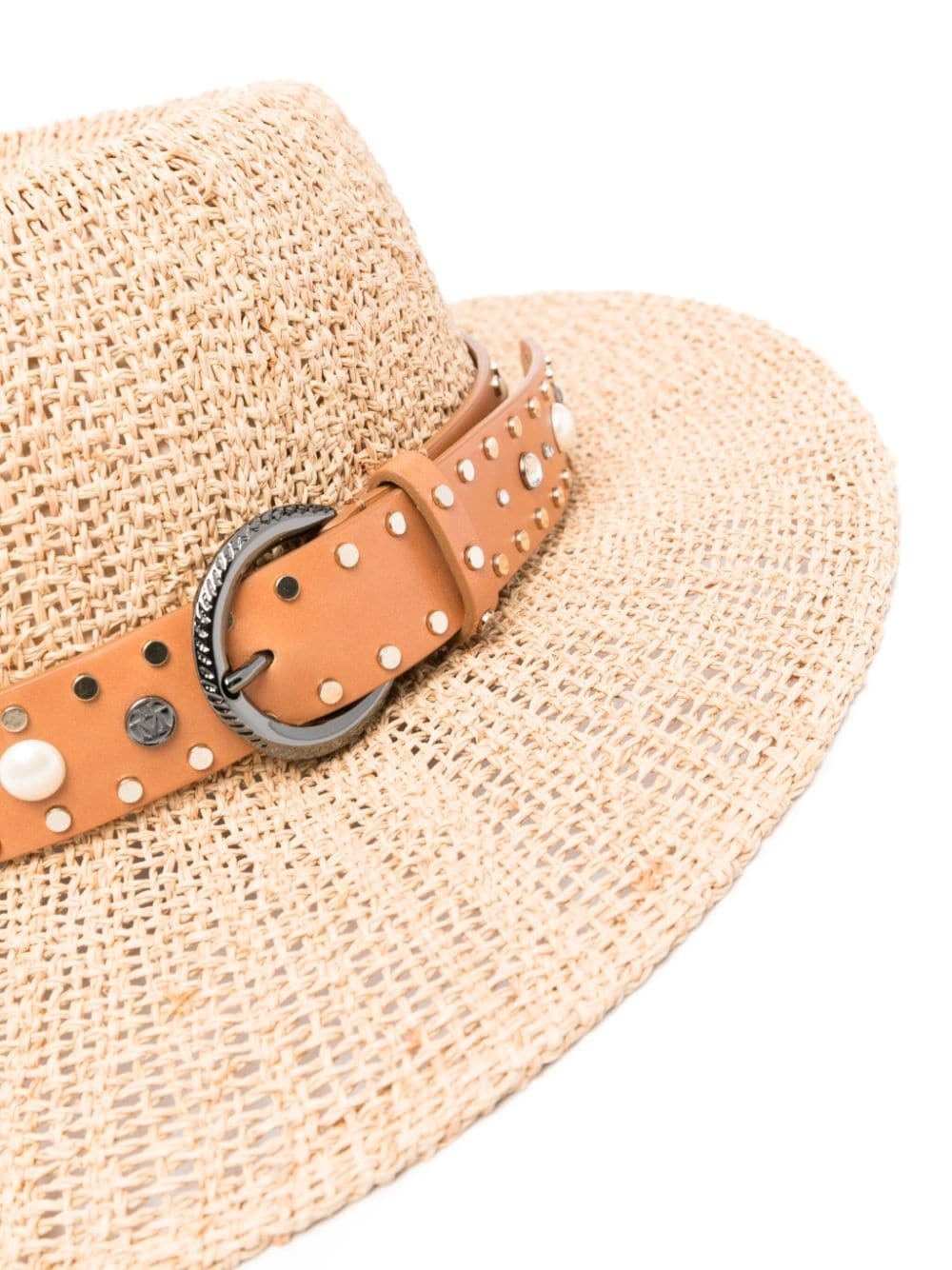 Virginie decorative belt fedora hat - 2
