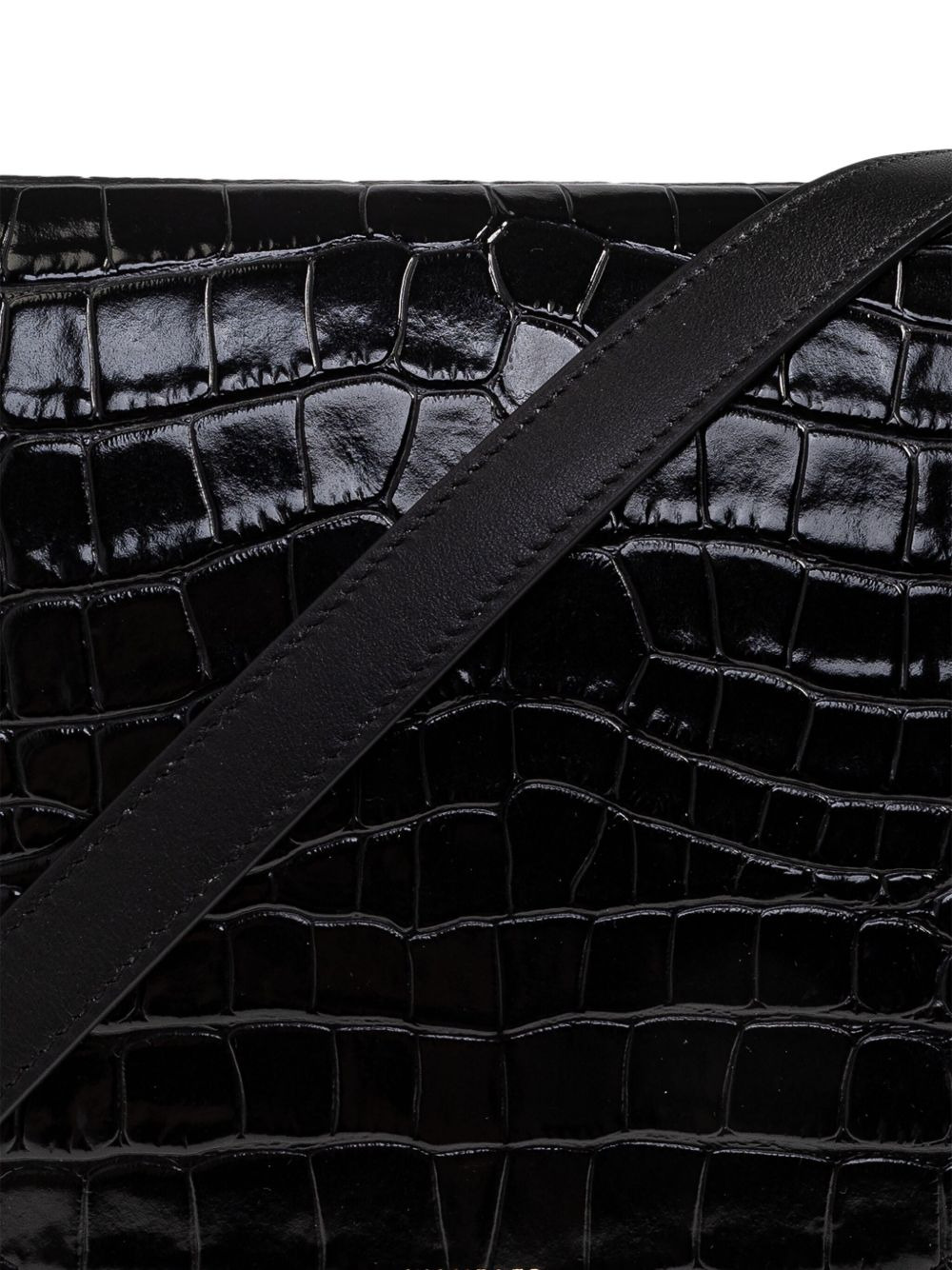 Kate crocodile-embossed shoulder bag - 5