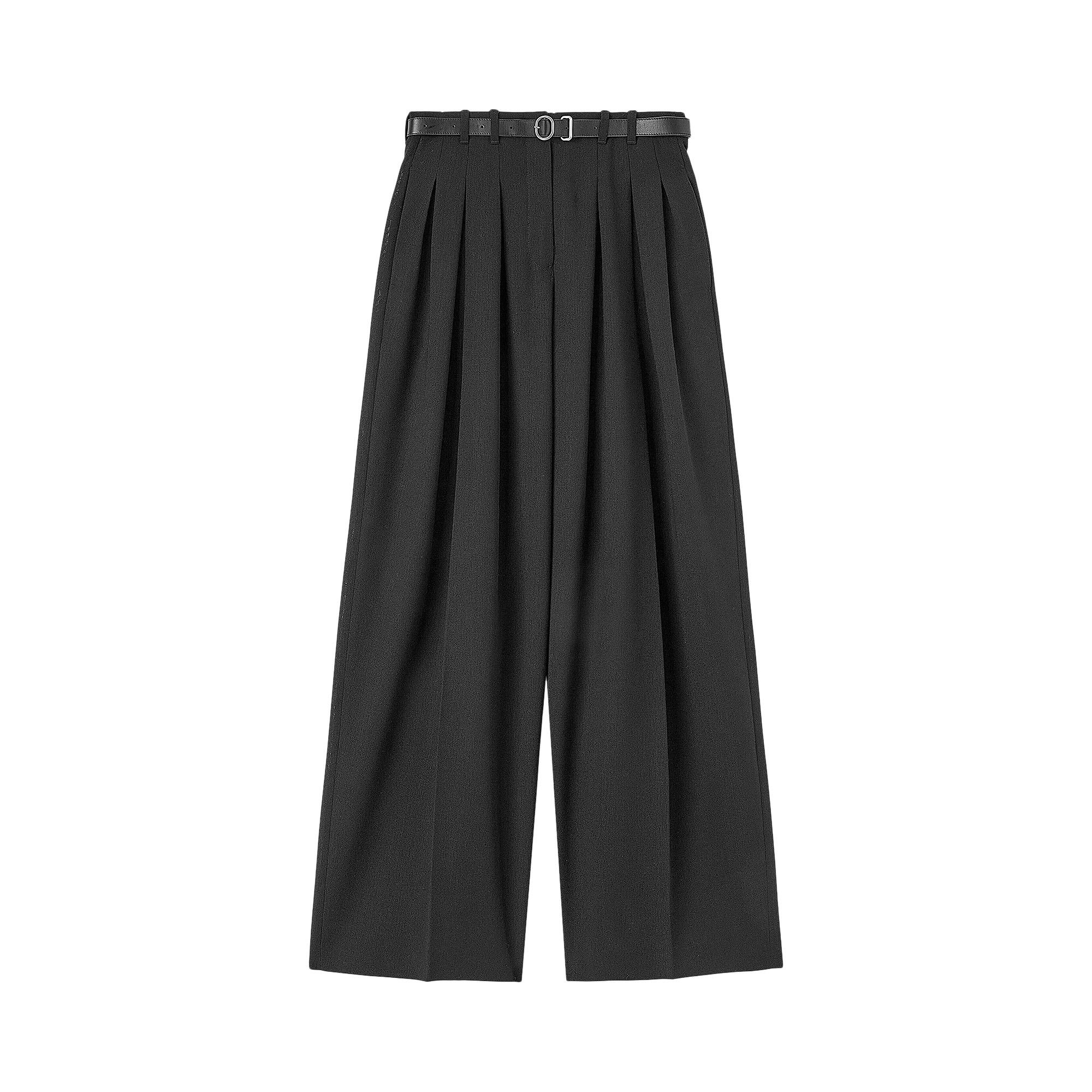 Jil Sander Wool Trousers 'Black' - 1