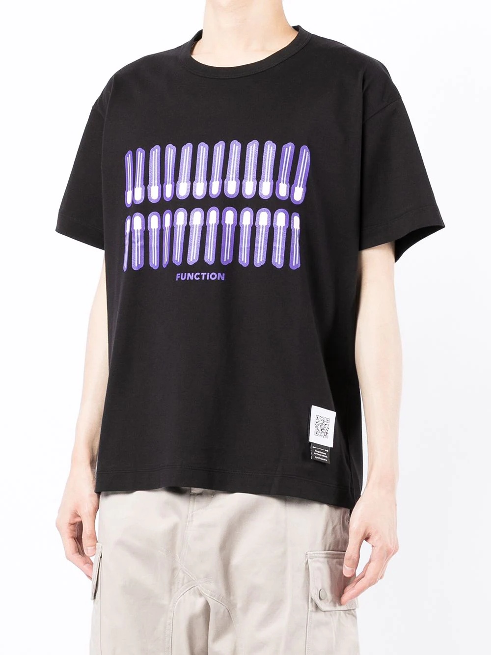 Function-print short-sleeve T-shirt - 3