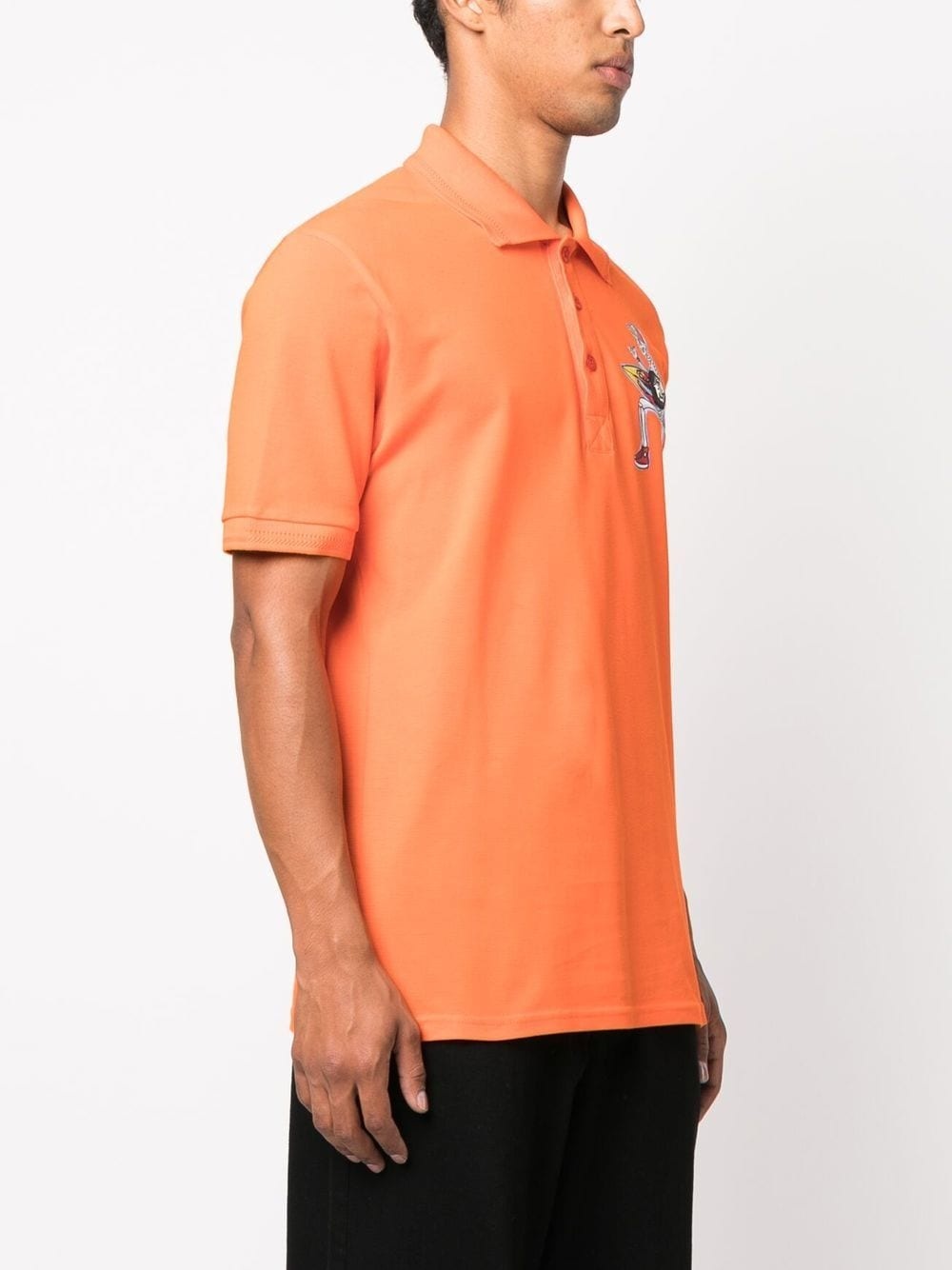 graphic-print polo shirt - 3