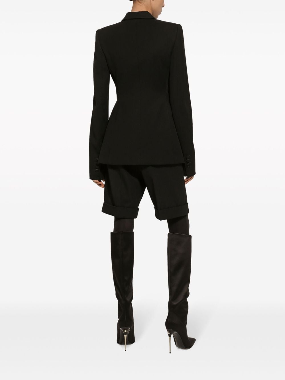 high-waist tailored shorts - 4