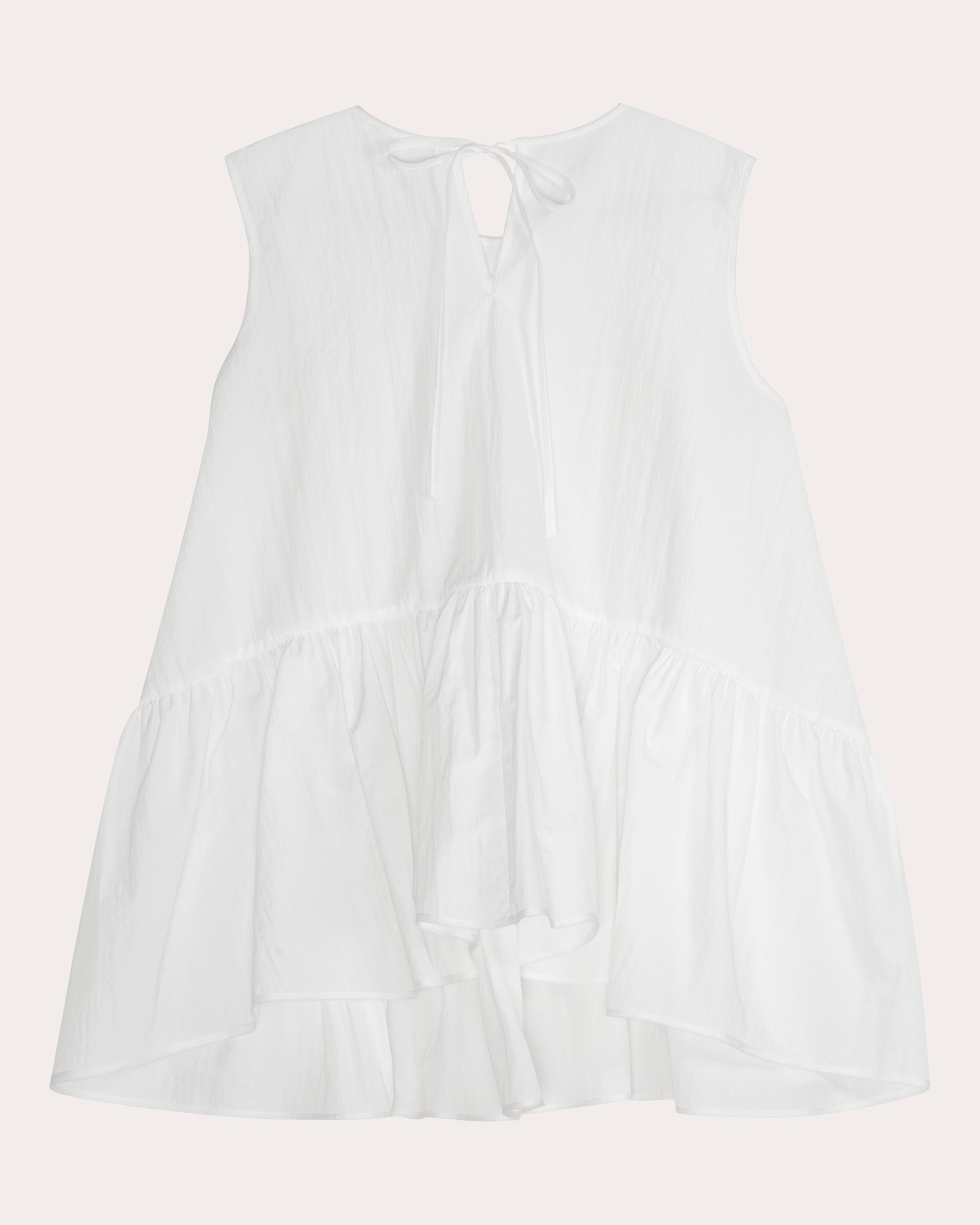Asta Recycled Taffeta Peplum Top - 6