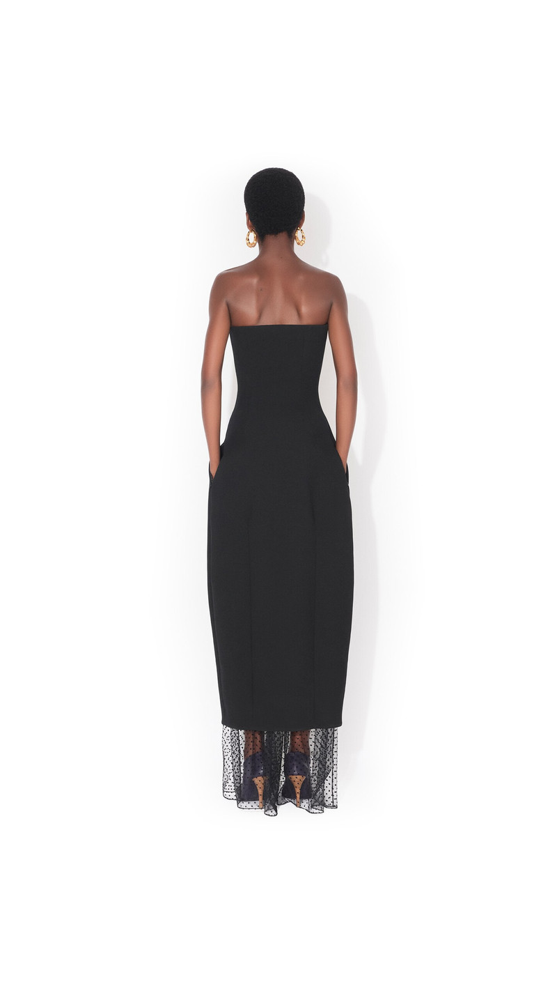 Alaïa ROUND WOOL DRESS outlook
