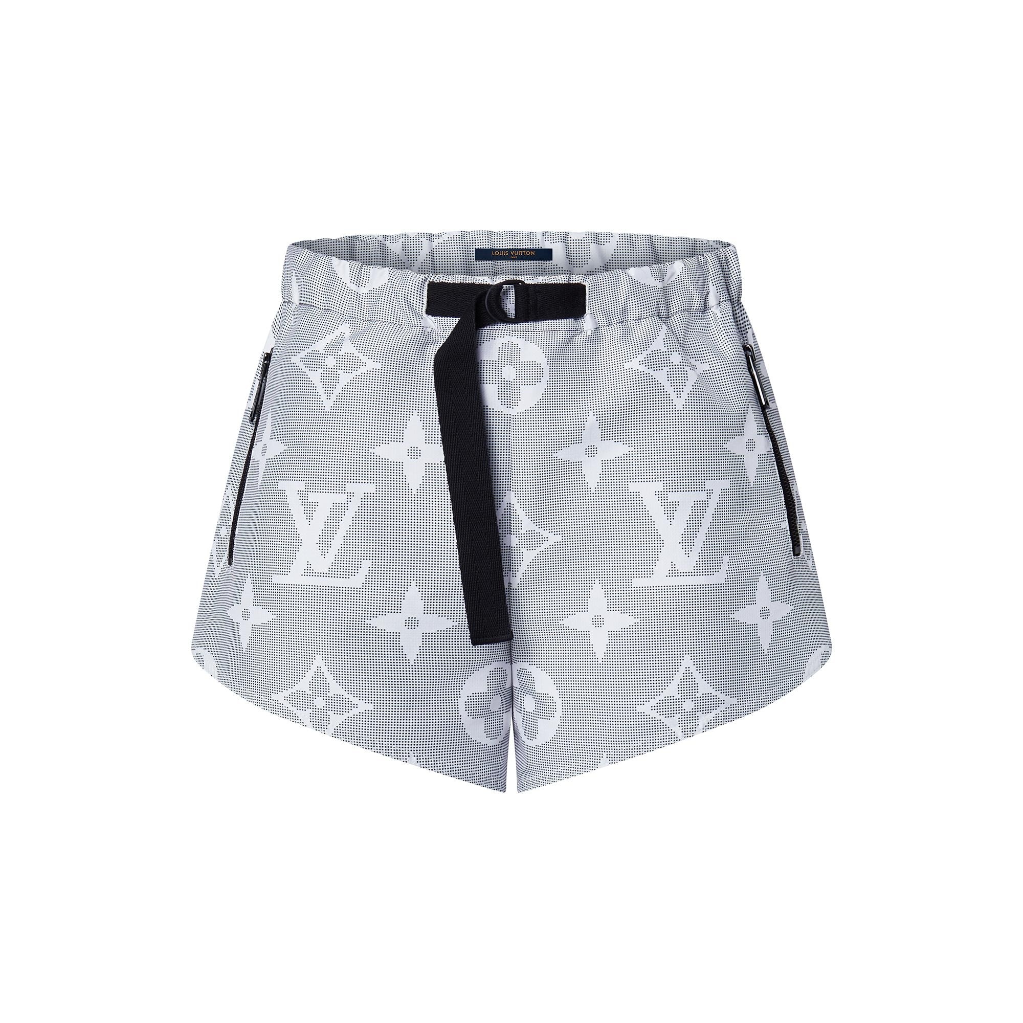 Inverted Mahina Monogram Jogging Shorts - 1