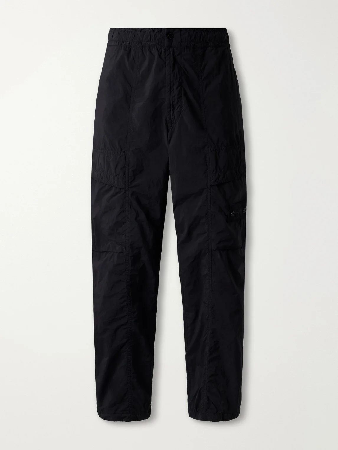 STONE ISLAND GHOST Wide-Leg Cotton-Canvas Trousers - 1