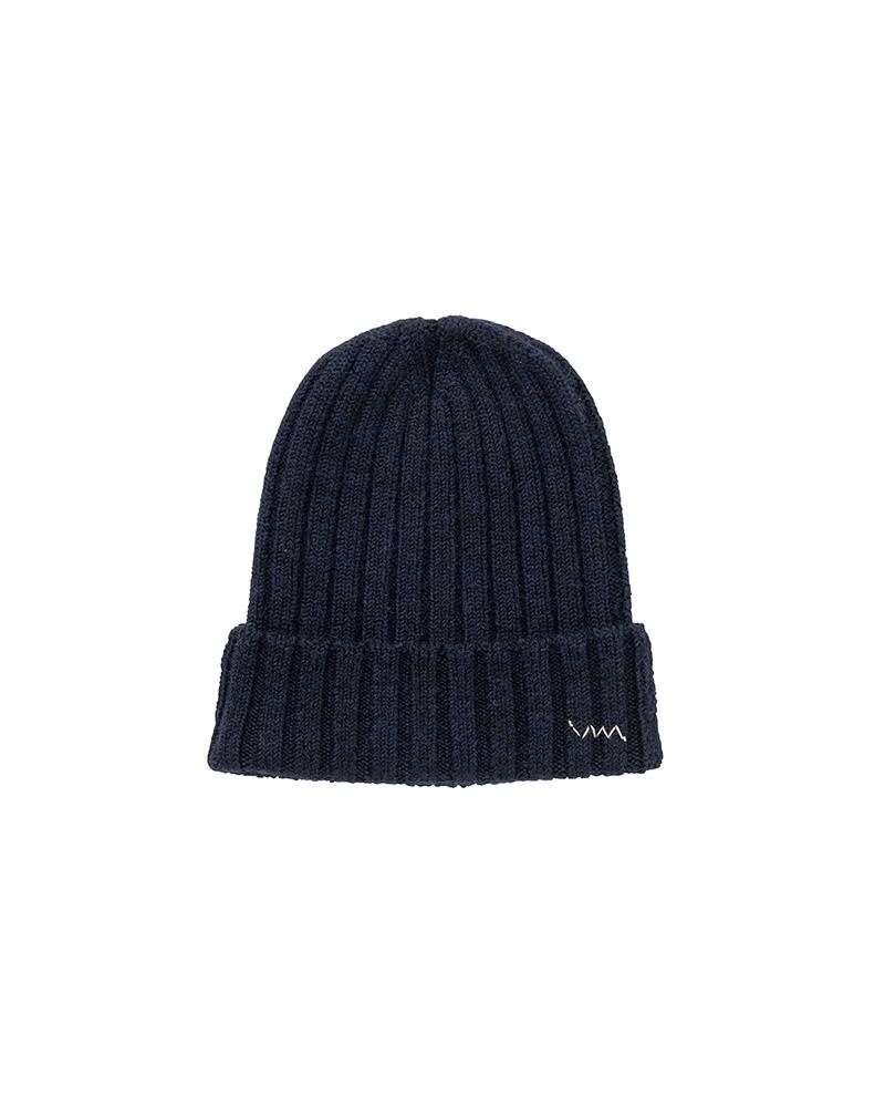 KNIT CAP NAVY - 1