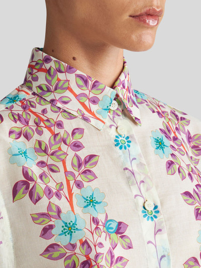 Etro SHIRT WITH PLACED FLORAL PRINT outlook