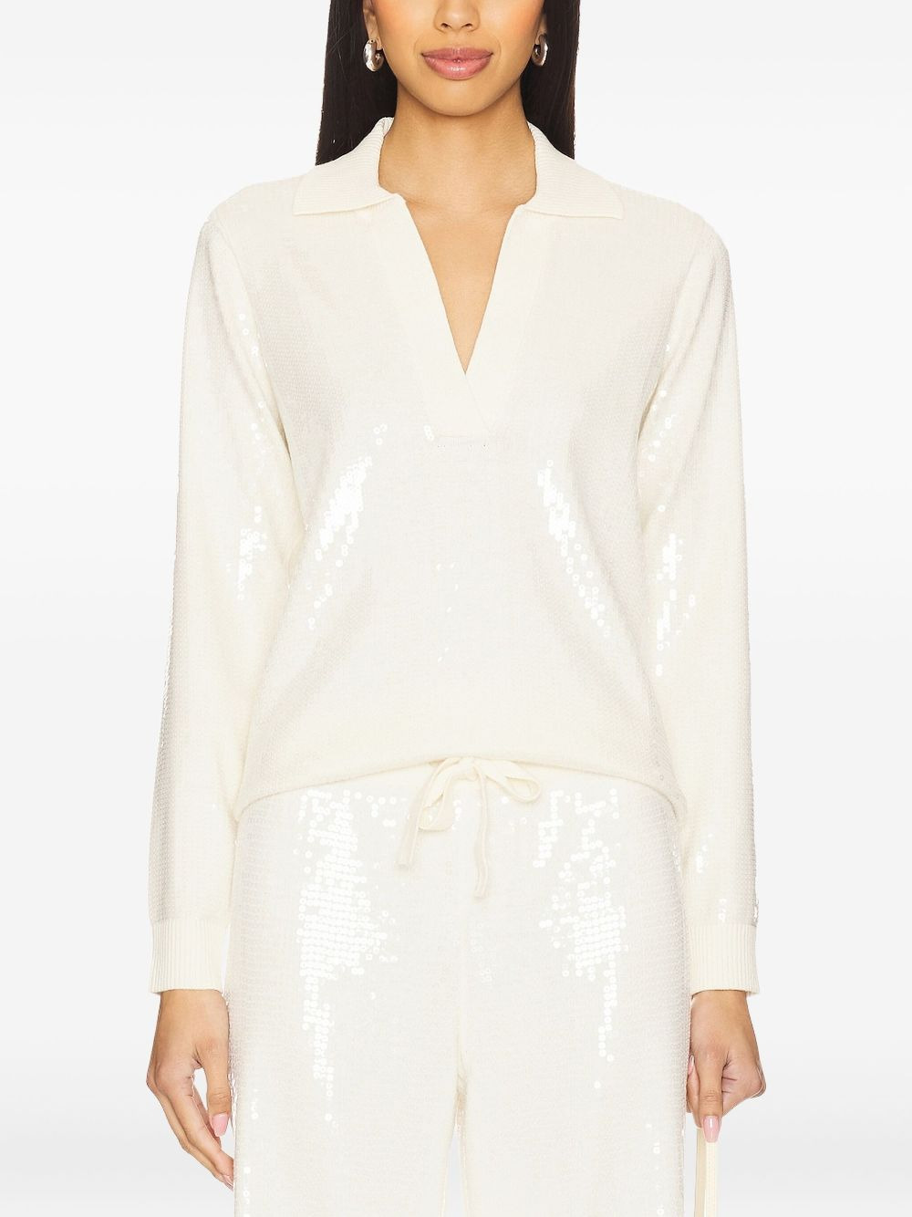 Shaelynn sequin-embellished top - 1