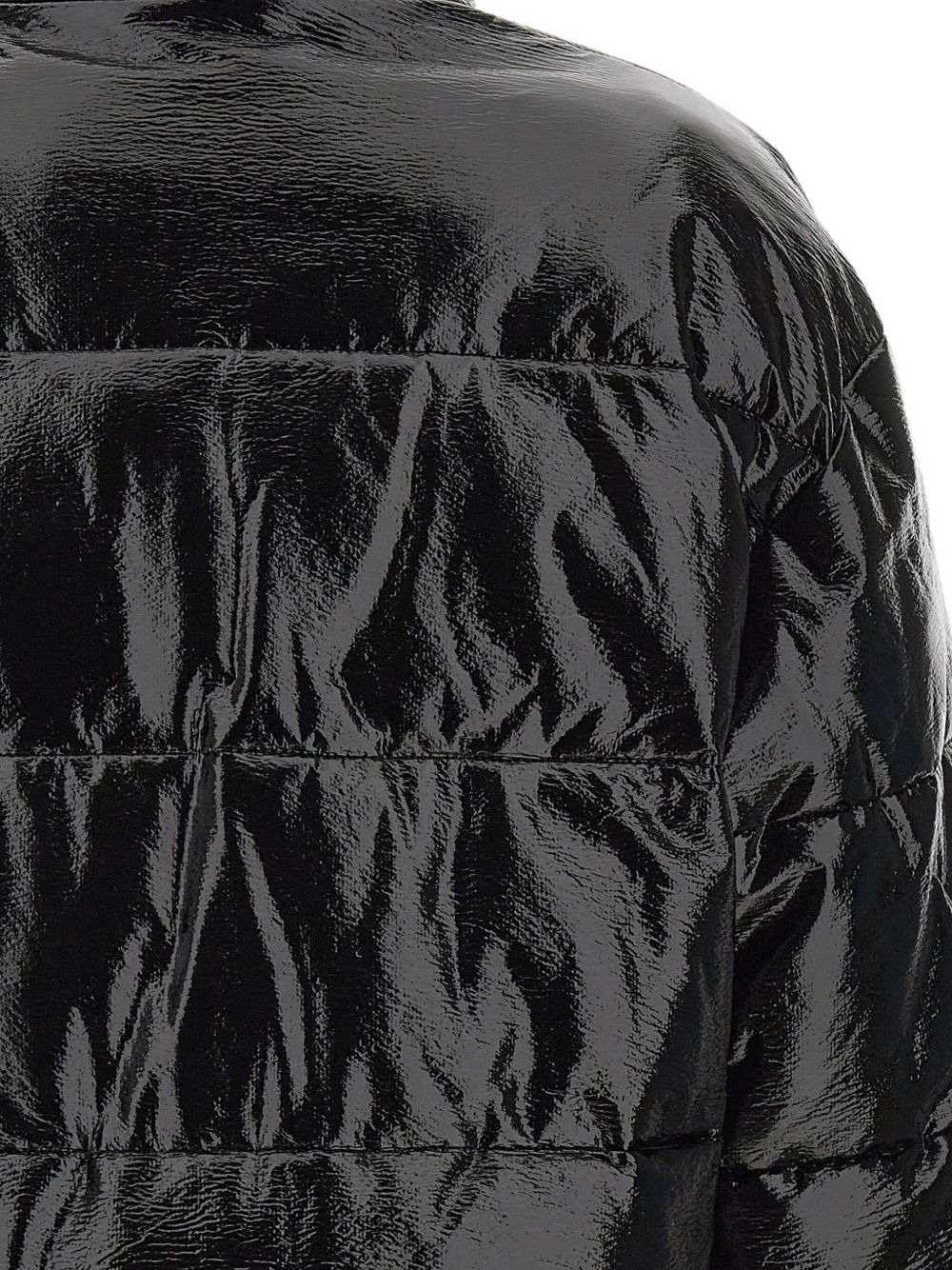 quilted stand-collar puffer jacket - 4