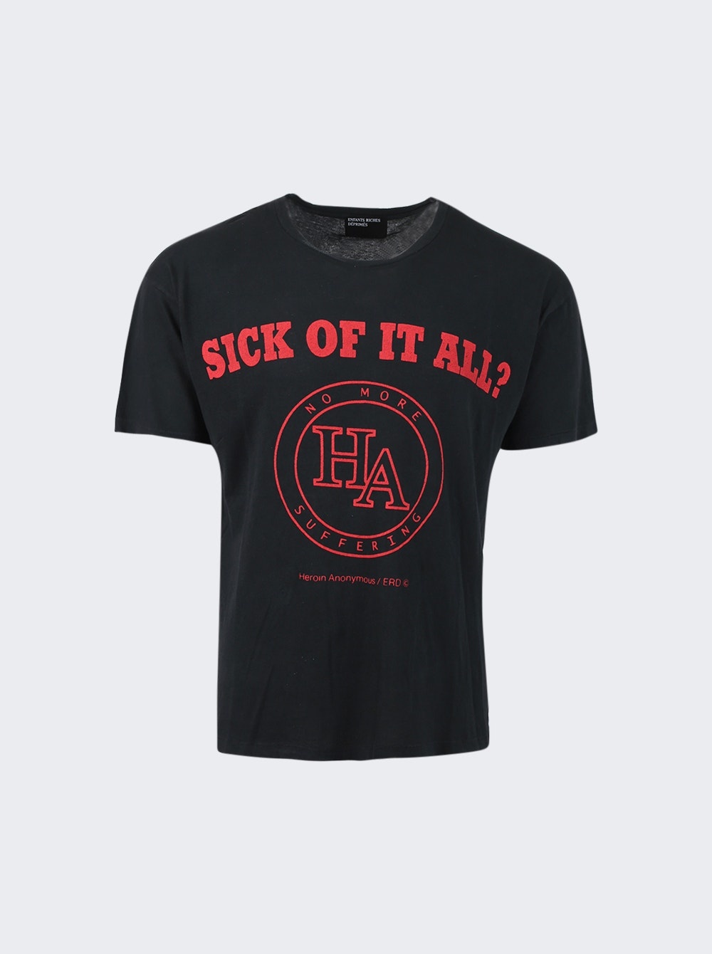 Sick Of It All T-shirt Faded Black Red - 1
