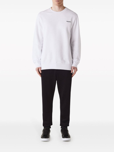 Alexander McQueen logo-print cotton sweatshirt outlook