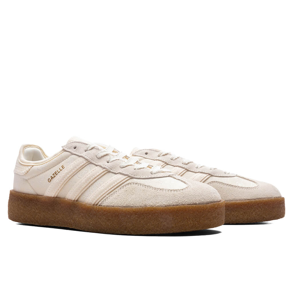 ADIDAS X CLOT GAZELLE BY EDISON CHEN - CREAM WHITE/CLOUD WHITE/GOLD METALLIC - 2