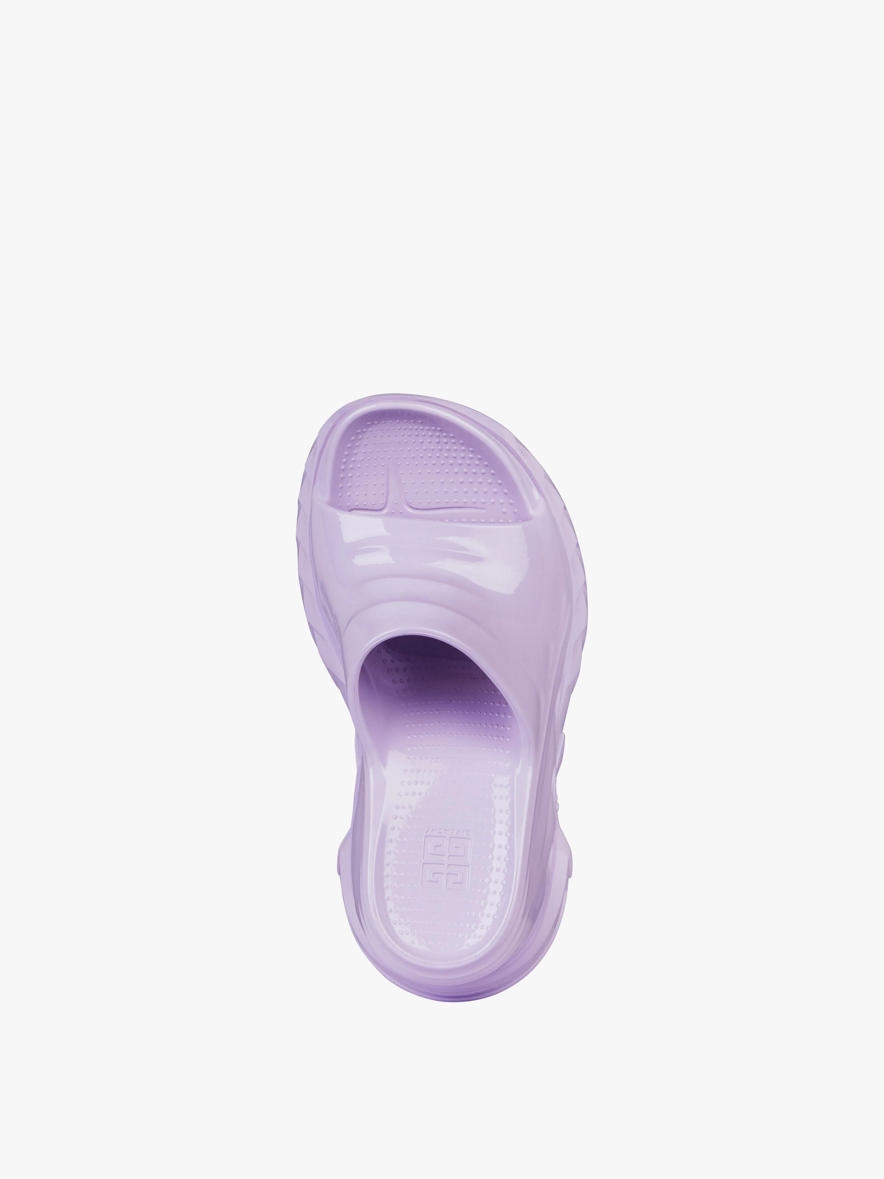 MARSHMALLOW WEDGE SANDALS IN RUBBER - 4