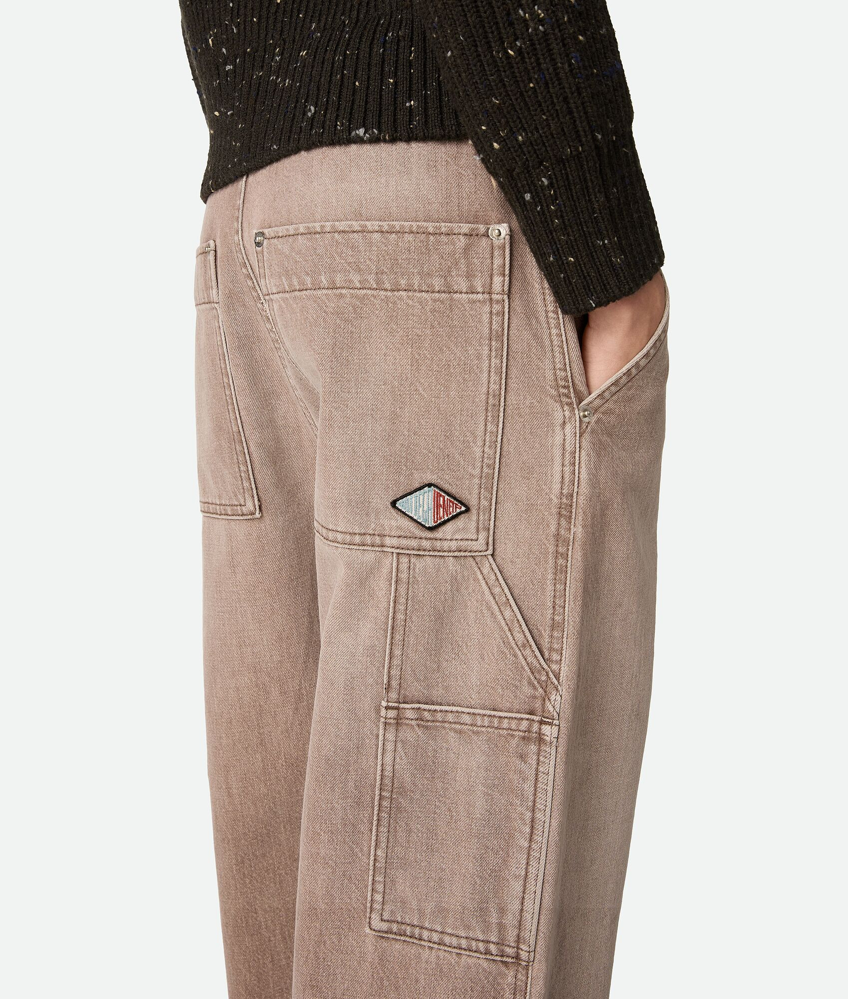 Brown Cargo Jeans - 4