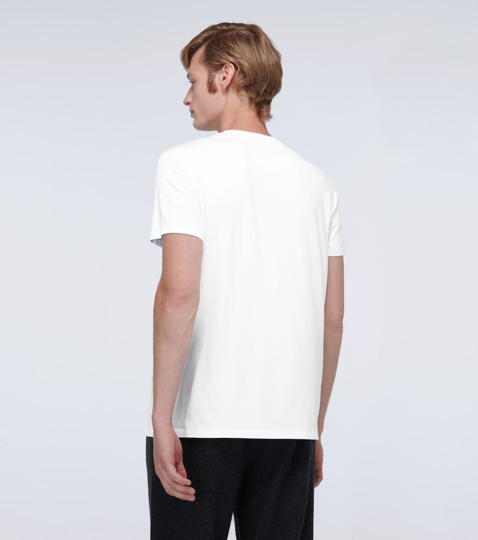 Short-sleeved jersey T-shirt - 4