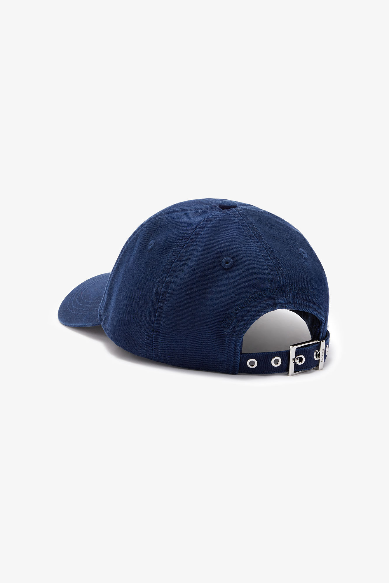 DARK BLUE ANIMAL CANVAS CAP - 2