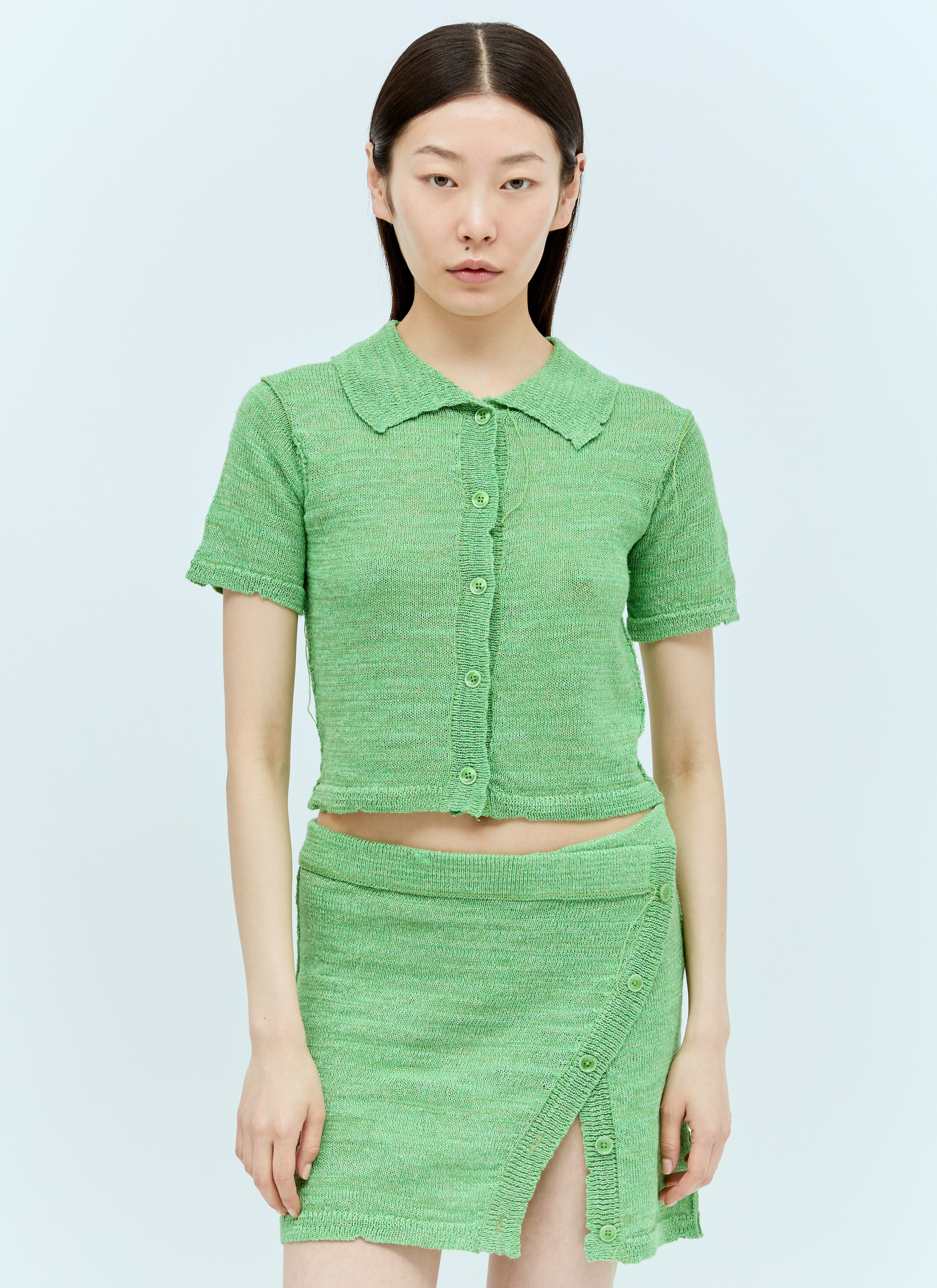 Acne Studios Women Cropped Cardigan - 1