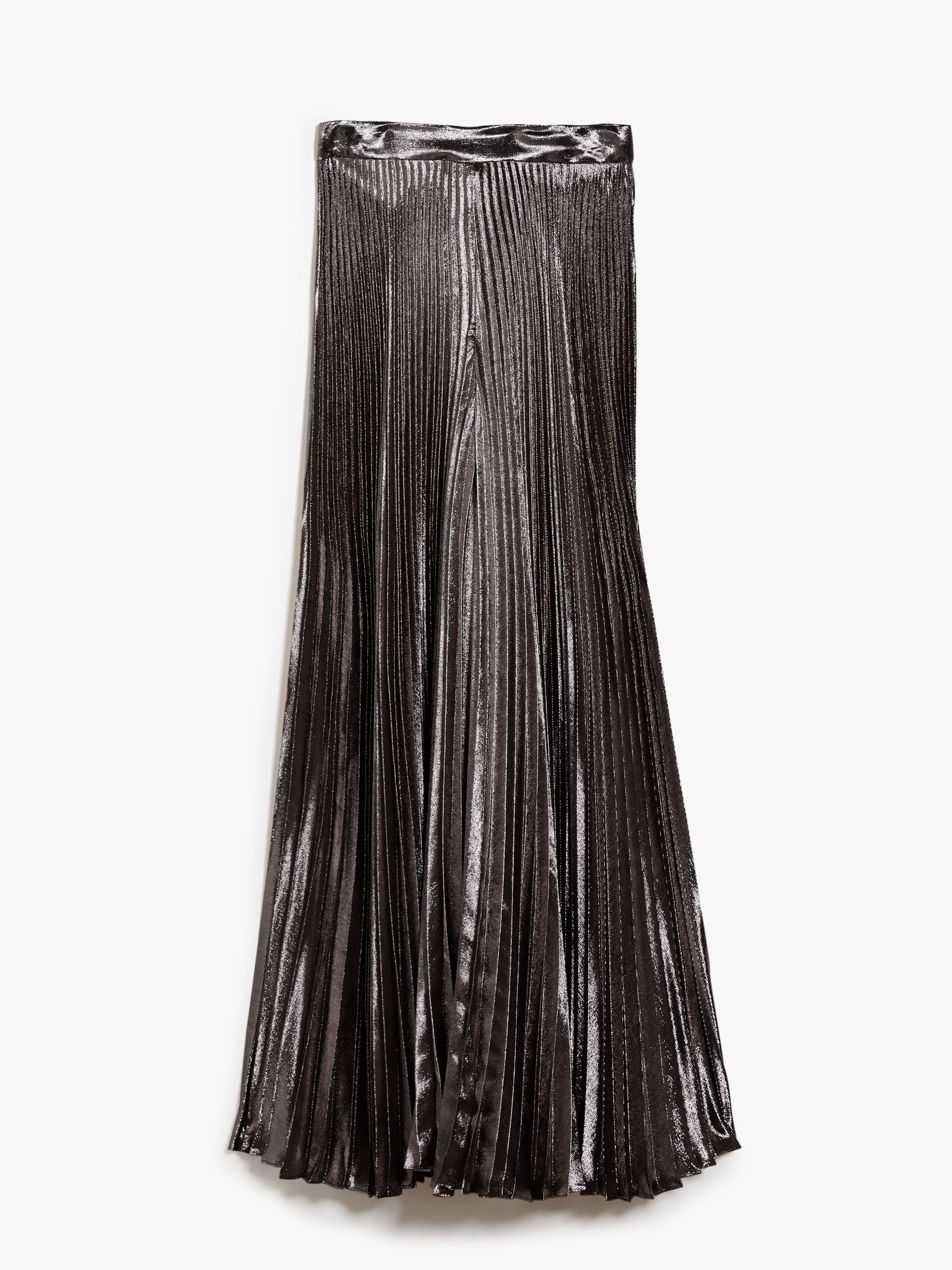 《送料無料MAXMARA Wide pleated trousers in lame silk PANTEON Max Mara PANTEON Wide pleated trousers in lamé silk | REVERSIBLE