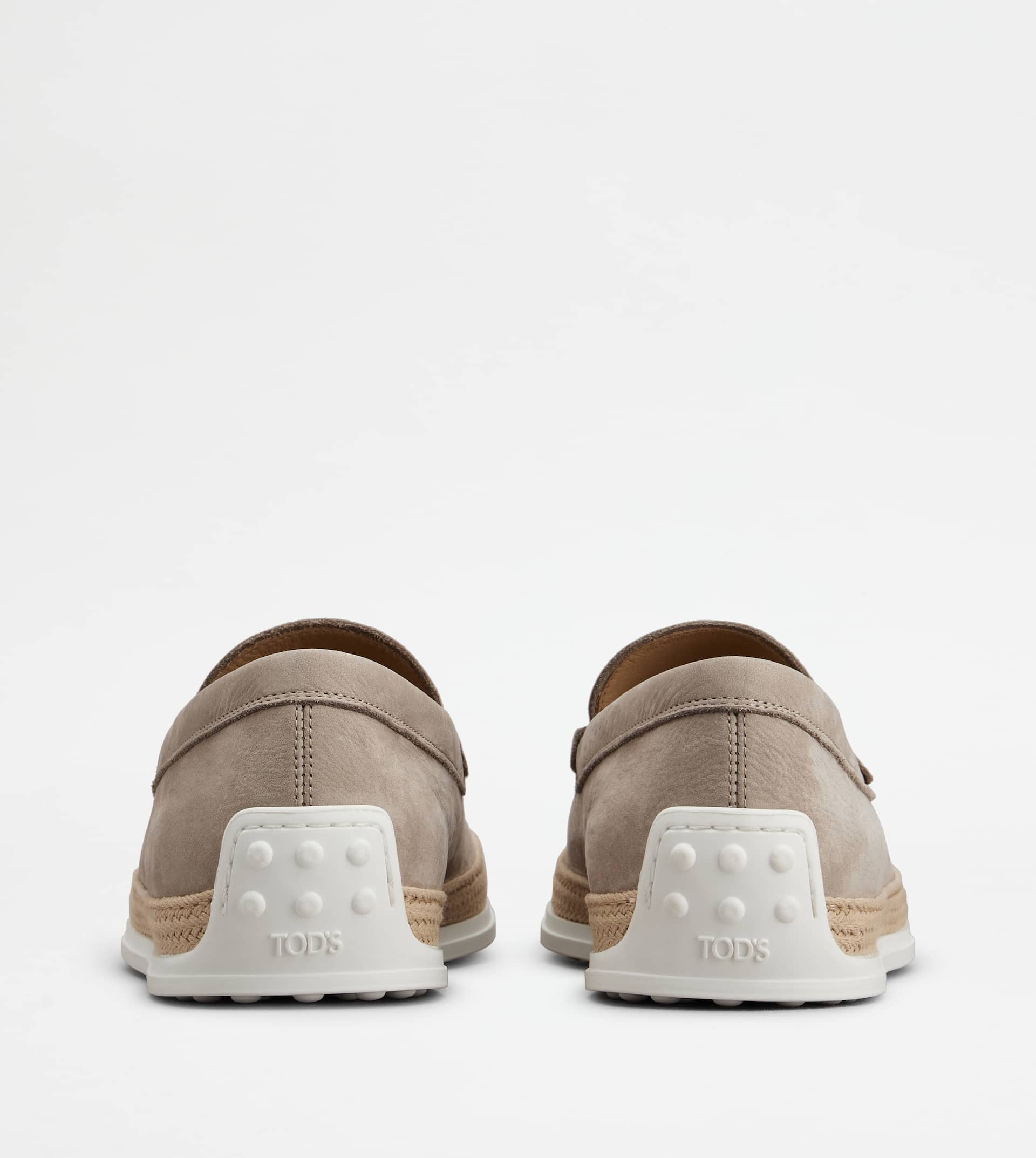 SLIP-ONS IN NUBUCK - BEIGE - 3