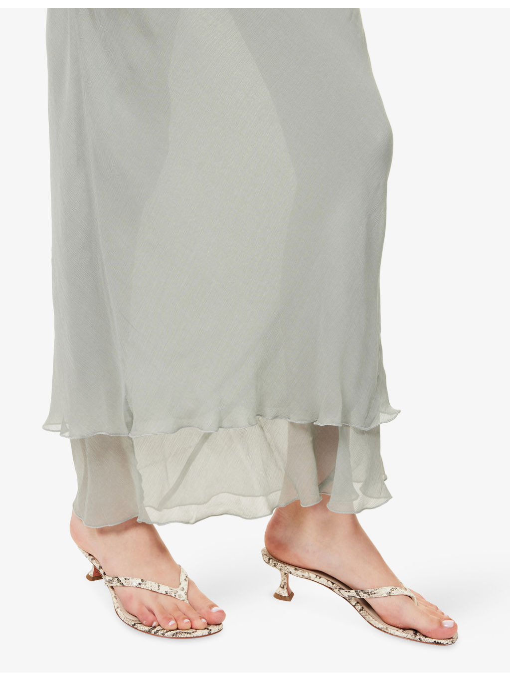 Emmisa Asymmetric Woven Maxi Dress - 5