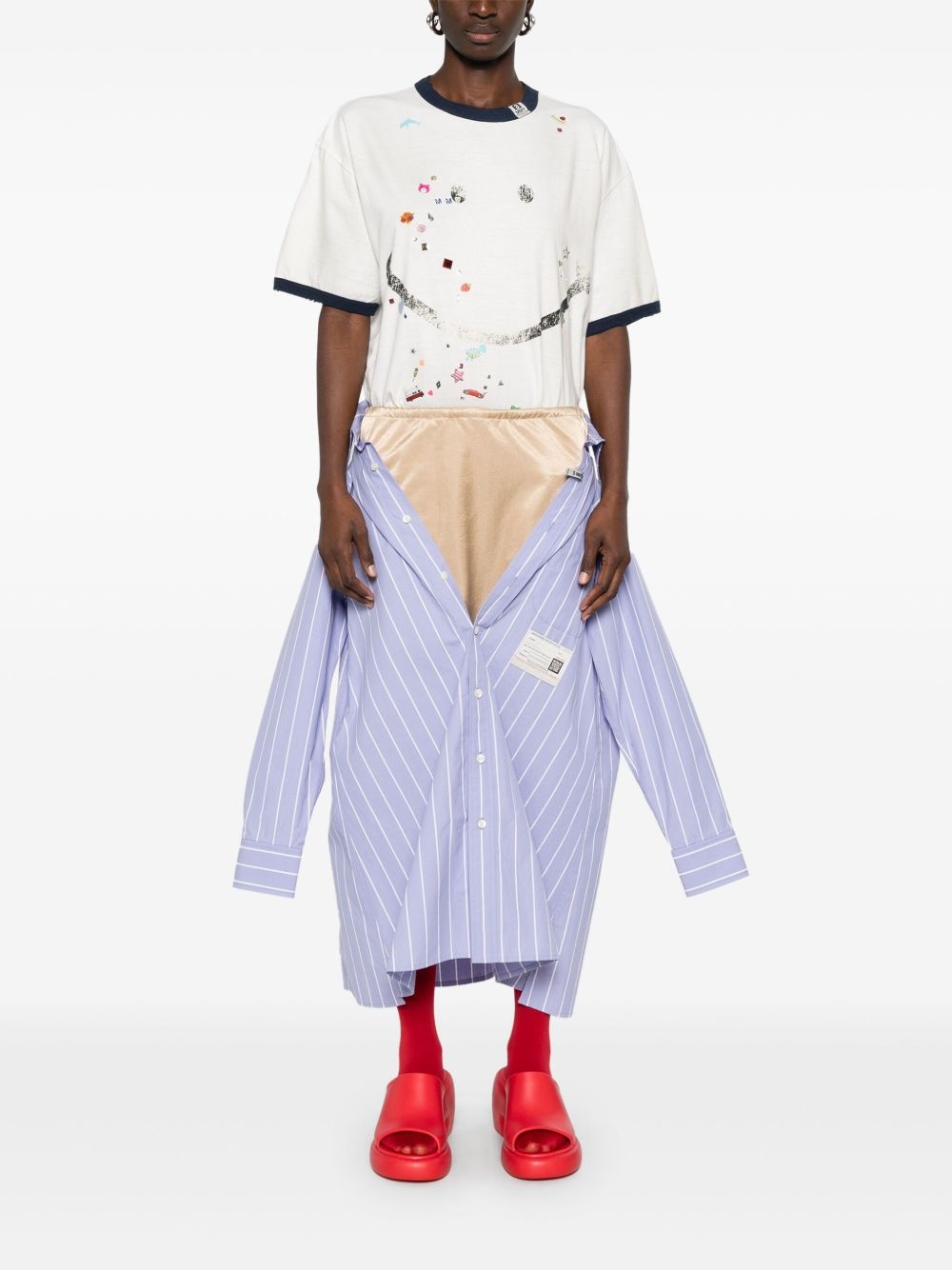 petitcoat shirt midi skirt - 2