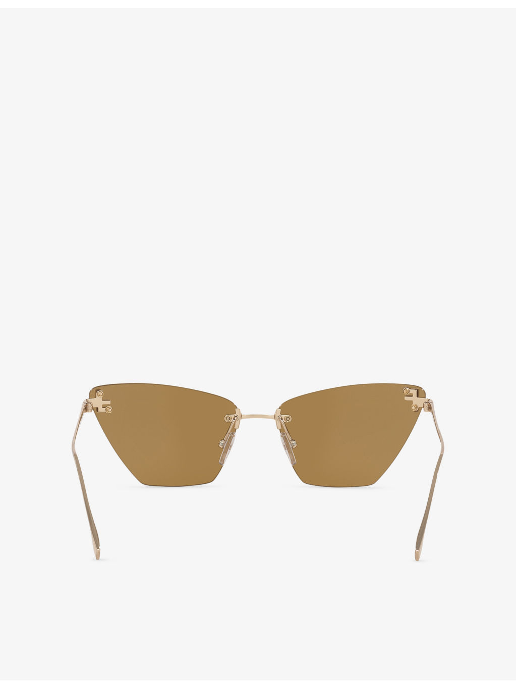 FE4160US Fendi First Cat-Eye Metal Sunglasses - 4