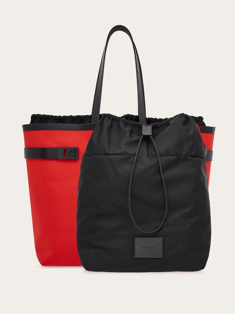TOTE BAG WITH GANCINI BUCKLES (L) - 7
