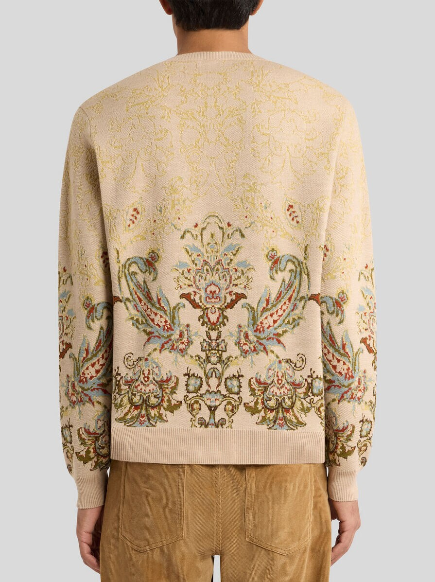 WOOL JACQUARD SWEATER - 5