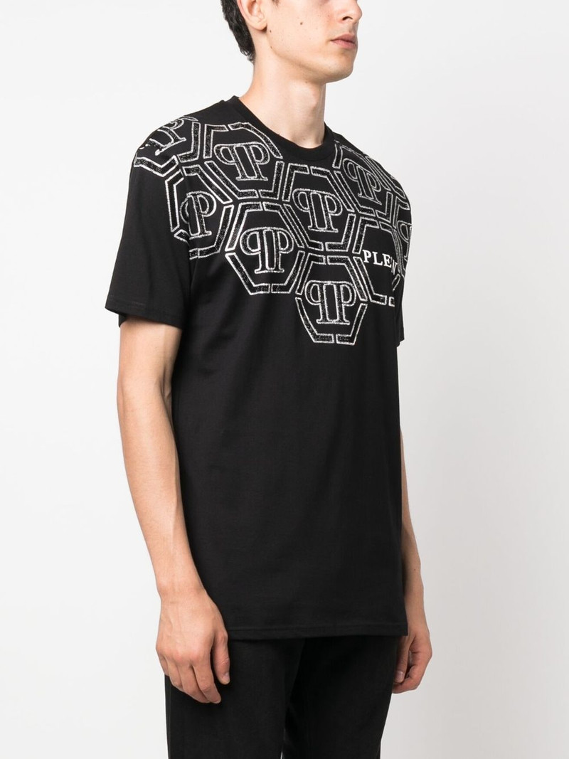 SS Hexagon rhinestone-embellished T-shirt 3