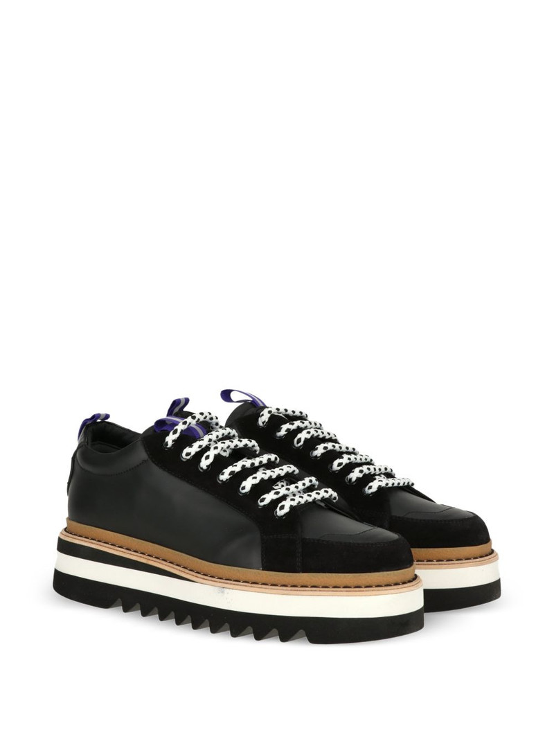 Moschino platform panelled sneakers outlook