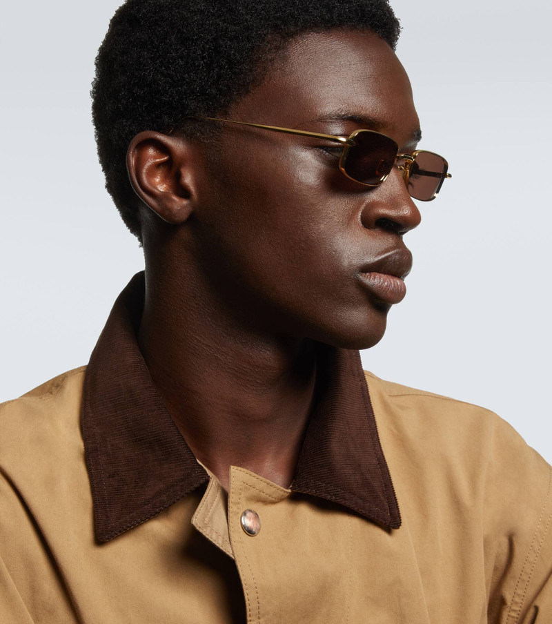 JACQUES MARIE MAGE Dusk rectangular sunglasses outlook