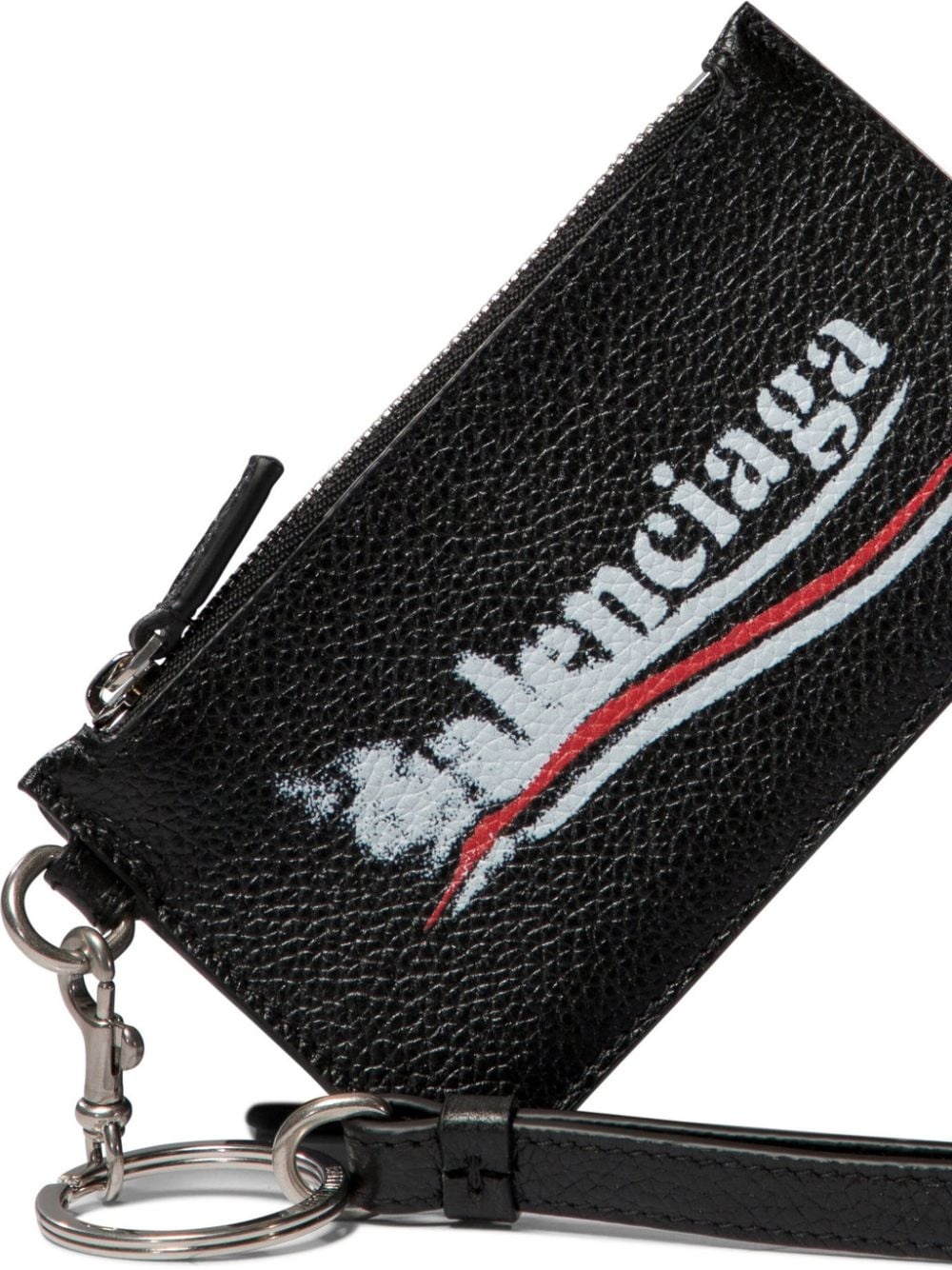 logo-print cardholder keyring - 4